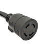 Parkworld NEMA L5-30P Male to L14-30R Generator to Transfer Switch