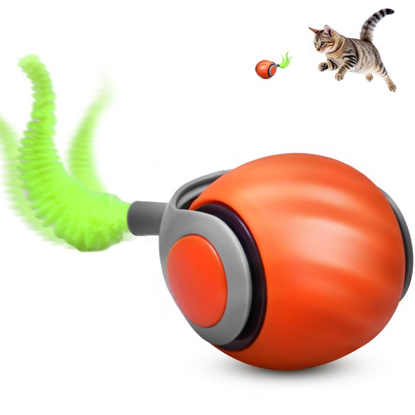 saparay Moving Cat Toys for Indoor Cats, Interactive Cat Ball