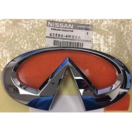 NISSAN Genuine Parts Emblem Radiator Grille Skyline Part Number 62890-4HB0A