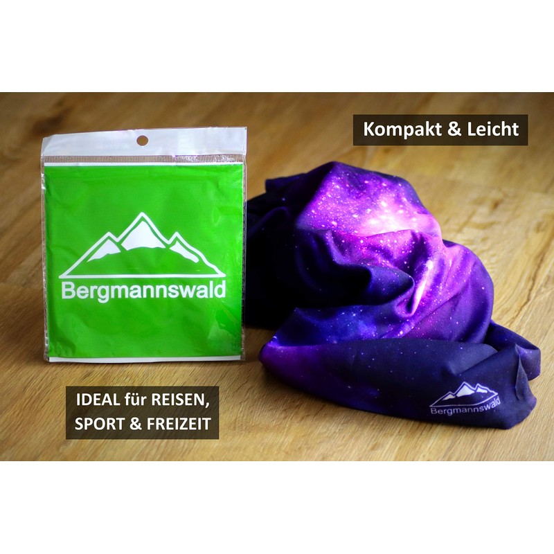 Bergmannswald® Multifunctional Scarf Seamless (Pack of 1, Designer)