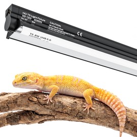 FixHaven T5 UVB 10.0 Reptile Light Fixture Combo Kit (12Inch)