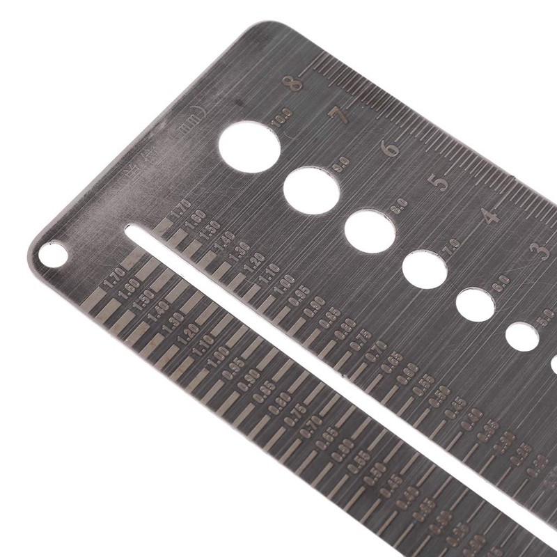 YO-HAPPY Screw Gauge, 0.1-10 mm Screw Gauge, Plate Diameter, Measuring