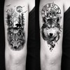 6 Hojas De Pegatinas De Tatuajes Temporales Impermeables De Animales