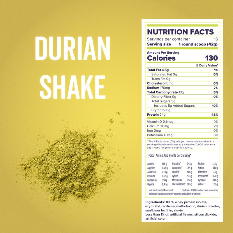 FitBites Whey Protein Isolate (Durian)