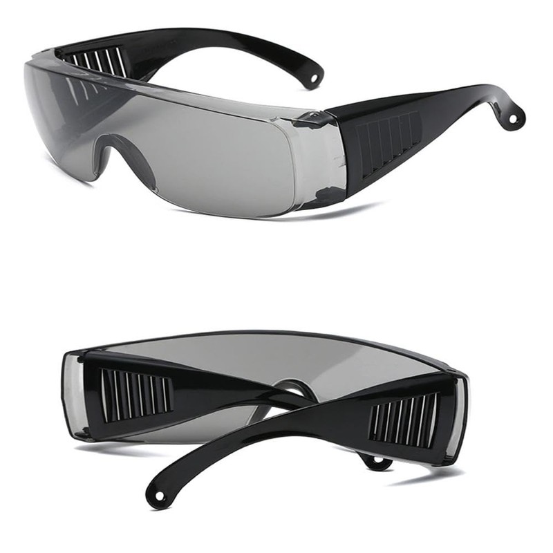 TopHomer Safety Glasses, Protective Lab Goggles UV Resistant Safety-Over Spectacles