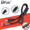 DROKING Power Cord Replacement Cord 18 AWG/0.82 mm 7A Current