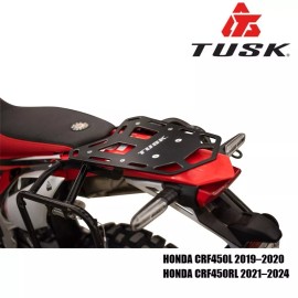 TUSK Rear Luggage Rack Top Case Carrier HONDA CRF450L CRF450RL 2019-2025