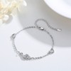 Musical Note Anklet 925 Sterling Silver Music Themed Jewelry Adjustable