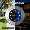 LYHOPE Solar Ground Lights Outdoor, 16 Pack 8 LED Solar