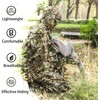 Monfasye Ghillie Suit, 3D Leafy Camo Hunting Suits Breathable Woodland