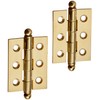 Deltana CH2015U3-UNL Solid Brass 2-Inch x 1-1/2-Inch Cabinet Hinge with