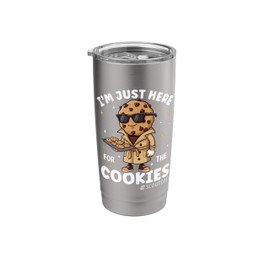 I'm Just Here For The Cookies #scoutdad Stainless Steel Insulated Tumbler