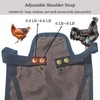 4 Pieces Premium Chicken Saddles with Adjustable Strap, Hen Saddle