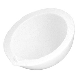 POFET Quartz Bowl, Ceramic Crucible Bowl Dish Cup Furnace Melting Casting Refining Gold Silver Jewellery Making (100 g)