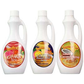 Hawaiian Sun Premium Syrup Assortment 12.5-ounce (Pack of 3)