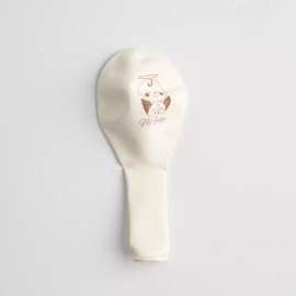 Sensacional Globo Impreso Mi Bautizo Sensacional 12 Pz Blanco No 9/10