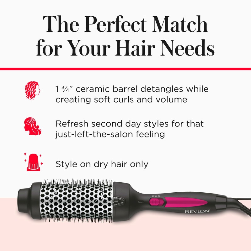REVLON Perfect Match Hot Styler - Heated Brush to Style