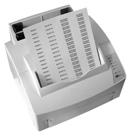 tabbies Laser/Inkjet Label Sheets, Blank White, Labels are 1-3/4"W x 1/2"H, 80 Labels/Sheet, 8,000 Labels/Pack, Avery #5167 Compatible (40150)