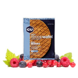 GU Energy Labs Stroopwafel Organic Sports Nutrition Waffle, Wild Berry, 16 Count by GU Energy Labs