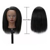 Sophire Maniqui Cabeza Cabello Natural Negro 35.5 Cm Sophire