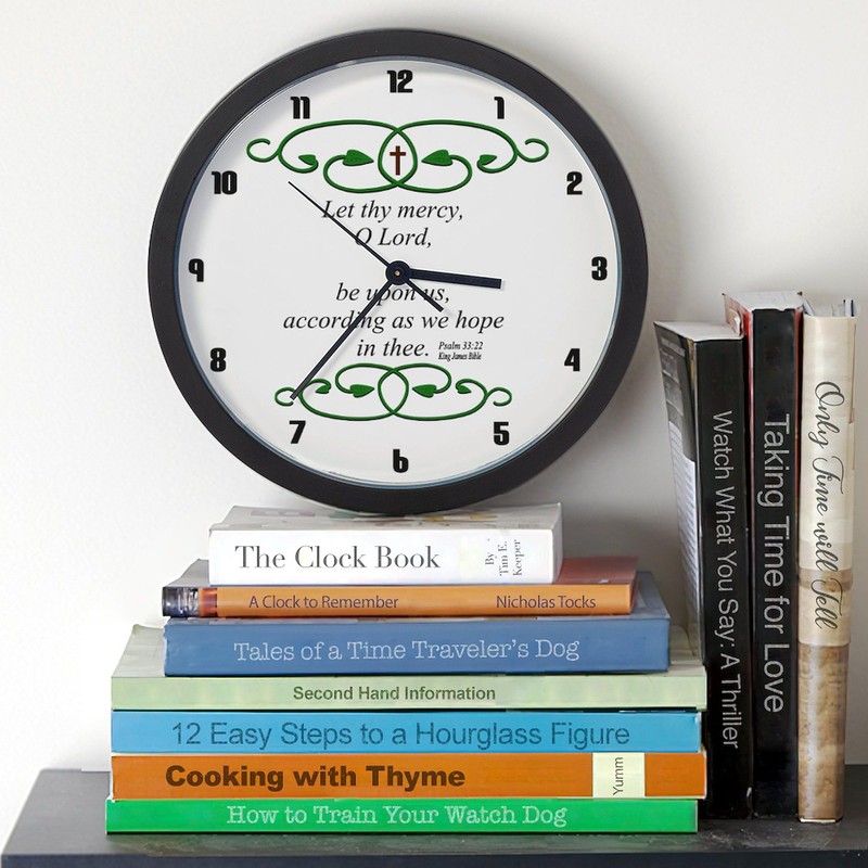 CafePress Bible Scripture Psalm 33 22 White Unique Decorative 10"