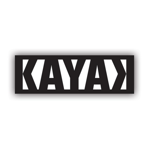 fagraphix Palindrome Kayak Sticker Decal - Self Adhesive Vinyl -