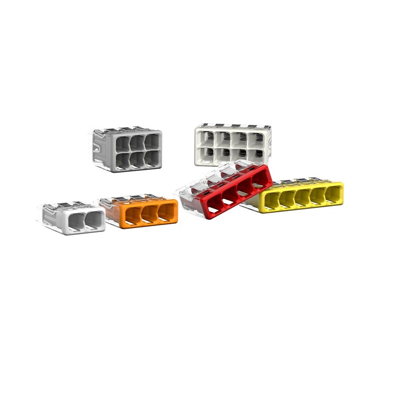 WAGO COMPACT splicing connector; for solid and stranded conductors; max.