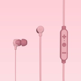 KitSound Funk 15 In Ear Wireless Headphones, Bluetooth Earphones with Microphone - Pink