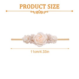 AEIOPRS 2 Pieces Accessories for Baby Girls, Newborns, Infants, Toddlers and Children, Hair Bands