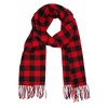 David & Young Softer Than Cashmere Buffalo Plaid Winter Scarf,
