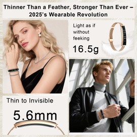 Fitoncloud Smartwatch Women Men 16.5 g Smart Band Fitness Tracker with Sleep Heart Rate SpO2 Stress Monitor 12 Sports Modes Call Reminder No Subscription Required Activity Tracker for Android iOS