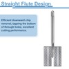 sourcing map 2pcs Straight Flute Thread Taps, M6 x 0.5