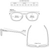 ROKA Cade Ultra-Lightweight Rectangular Frame Readers - Clear Frame -
