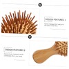 Baluue Anti-static Hair Brush Set Bamboo Massage Combs for Scalp