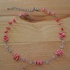 Chic-Net ladies necklace Murano glass flowers rectangle beads glass beads