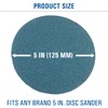 Starcke 5 inch Sanding Discs Hook and Loop Round Sand