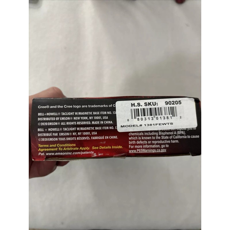 BELL & HOWELL TACLIGHTS MAGNETIC BASE 5 MODES NEW IN