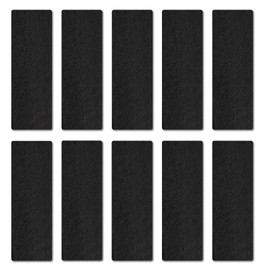 10 PCS Ceiling Fan Filters for Blades, Strong Activated Coconut Shell Carbon Ceiling Fan Blade Filters, Easy-Stick Fan filters for Ceiling Fans Blades for Home & Office, Traps Odor, and Pet Dander