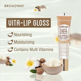 Kiss Cosmetics Broadway Vita-Lip Brillo de labios con aceite, paquete de 8 unidades con sabores