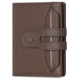 SENDEFN Mens Wallets Slim Bifold RFID Blocking Soft Leather Wallet for Men Card Holder with Coin Pocket ID Window