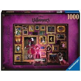 Ravensburger Rompecabezas 1000 Piezas: Villanos: CAPITÁN GARFIO Peter Pan