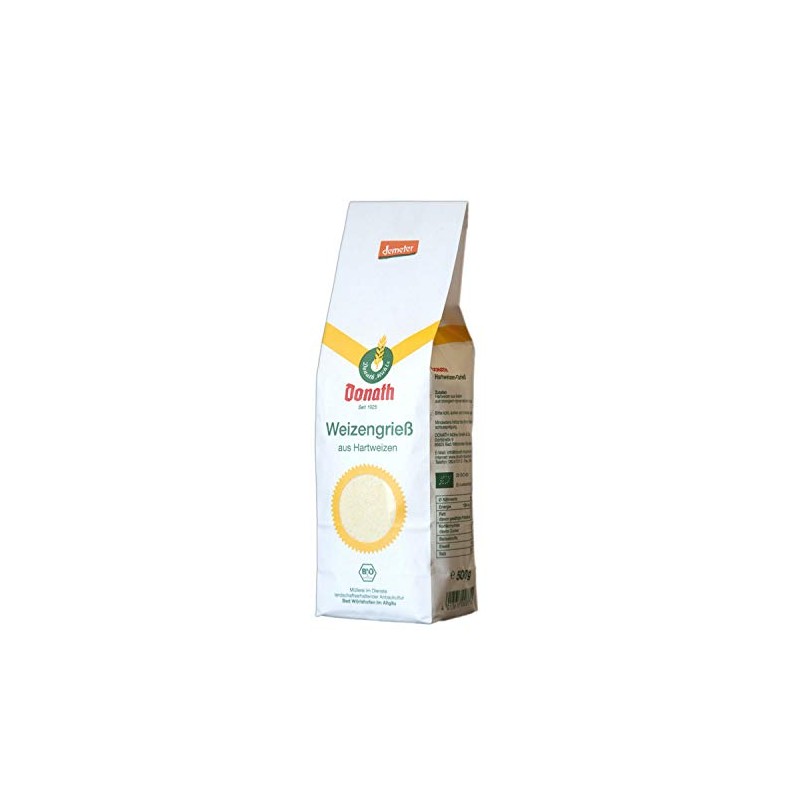 Demeter wheat semolina from durum wheat, 500 g