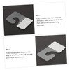 CHILDWEET 200pcs Self Adhesive Hang Tabs Hooks Clear Retail Display