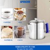 Multi Use Percolator Coffee Pot Stainless Steel Stove Top Coffee