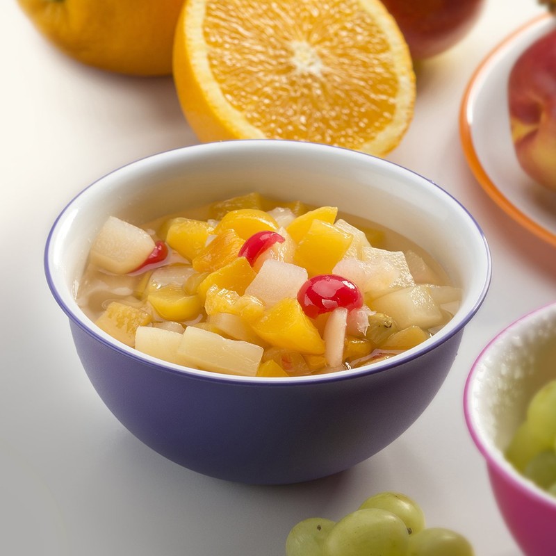 Bowl of 0,5 lt, Diameter 13,5 cm White Inside Colored