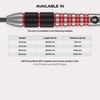 KOTO - Kingbomb Black & Red, 90% Tungsten, 23G, Darts