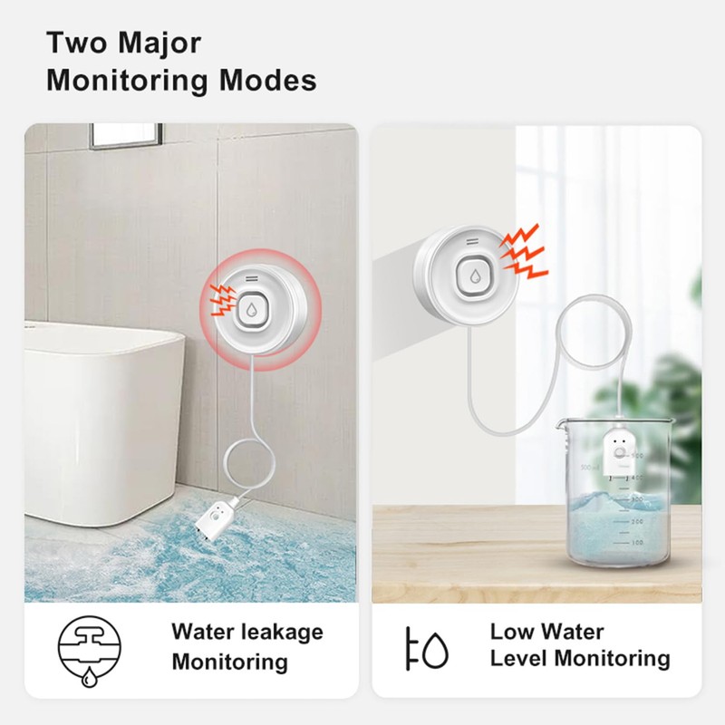 Smart Water Leak Detector: WiFi Water Sensor with APP Push