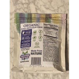 Konsyl Organic Psyllium Fiber USDA All Natural Vegan Keto GF SF Daily Powder