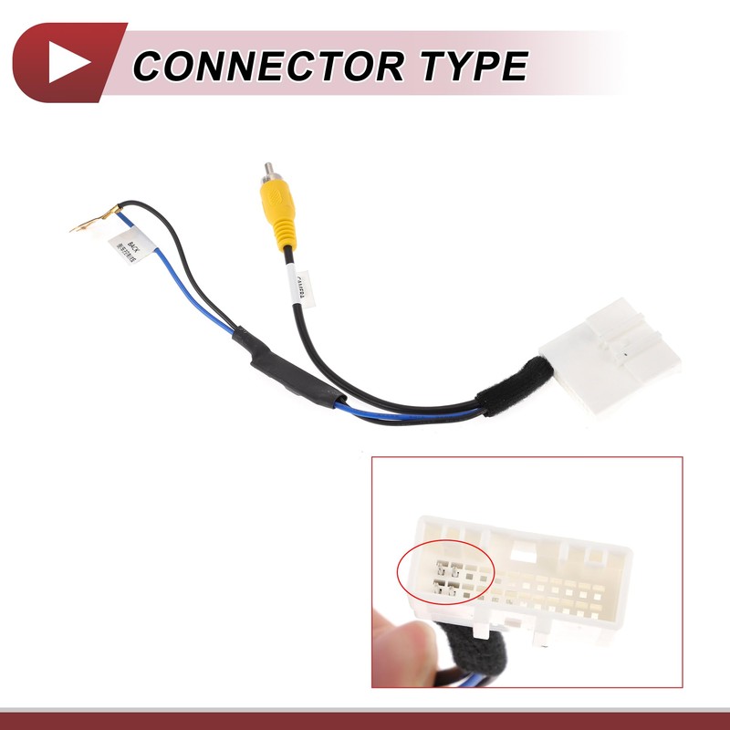 HEROFFIX 1 Pcs Reverse Camera Rear View Camera Adapter Wire