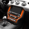 CheroCar for Mustang Center Console Navigation Screen Panel Cover Frame